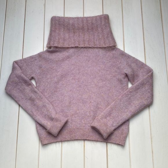 Acne Pink Cowl Neck Sweater - Picture 9 of 10